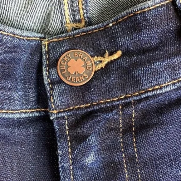 Lucky Brand Dark Wash Orta Premium Sweet Straight Ankle Jeans - Picture 5 of 10